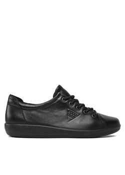Sneakersy ECCO Soft 2.0 20650356723 Czarny ze sklepu eobuwie.pl w kategorii Półbuty damskie - zdjęcie 181308264