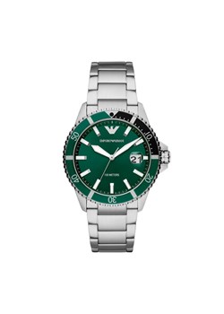 Zegarek Emporio Armani AR11338 Srebrny ze sklepu eobuwie.pl w kategorii Zegarki - zdjęcie 181308330