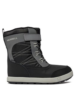 Śniegowce Merrell Snow Storm 2.0 Wtrpf Mk267154 Szary ze sklepu eobuwie.pl w kategorii Buty zimowe dziecięce - zdjęcie 181308433