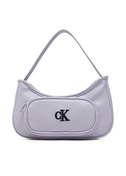 Torebka Calvin Klein Jeans Ck Shoulder Bag IU0IU00696 Fioletowy ze sklepu eobuwie.pl w kategorii Torebki damskie - zdjęcie 181308444