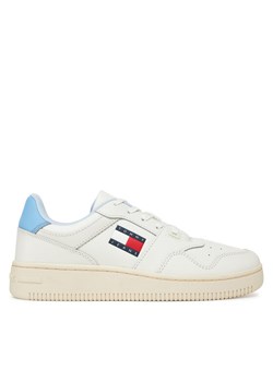 Sneakersy Tommy Jeans Tjw Retro Basket Ess EN0EN02505 Błękitny ze sklepu eobuwie.pl w kategorii Buty sportowe damskie - zdjęcie 181308523