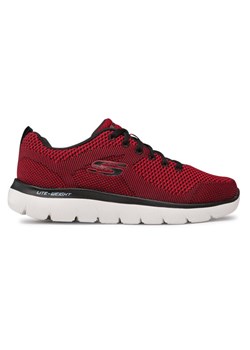 Sneakersy Skechers Brisbane 232057/RDBK Bordowy ze sklepu eobuwie.pl w kategorii Buty sportowe męskie - zdjęcie 181308833