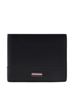 Duży Portfel Męski Tommy Hilfiger Th Corp Mini Cc Wallet AM0AM13244 Czarny ze sklepu eobuwie.pl w kategorii Portfele męskie - zdjęcie 181309063