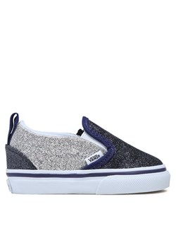 Tenisówki Vans Td Slip-On V VN0A3488SXN1 Srebrny ze sklepu eobuwie.pl w kategorii Trampki dziecięce - zdjęcie 181309144