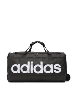 Torba adidas Essentials Linear Duffel Bag Medium HT4743 Czarny ze sklepu eobuwie.pl w kategorii Torby sportowe - zdjęcie 181309212