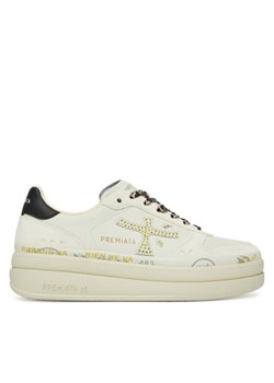 Sneakersy Premiata Micol Var 6794 Écru ze sklepu eobuwie.pl w kategorii Buty sportowe damskie - zdjęcie 181309224