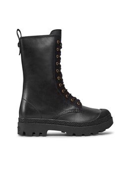 Botki Coach Tasha Leather Boot CN100 Czarny ze sklepu eobuwie.pl w kategorii Workery damskie - zdjęcie 181309520