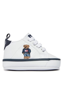 Sneakersy Polo Ralph Lauren RL100690 Biały ze sklepu eobuwie.pl w kategorii Buciki niemowlęce - zdjęcie 181309602