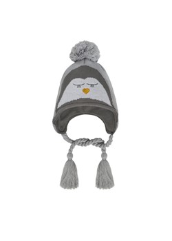 Czapka New Era Trapper 60580798 Szary ze sklepu eobuwie.pl w kategorii Czapki dziecięce - zdjęcie 181309691