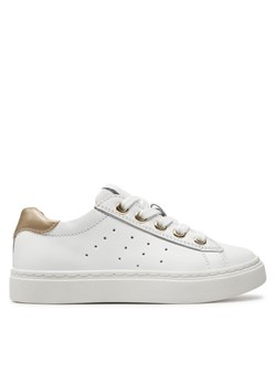 Sneakersy Geox J Nashik Girl J4586B 00085 C1000 S Biały ze sklepu eobuwie.pl w kategorii Trampki dziecięce - zdjęcie 181309883
