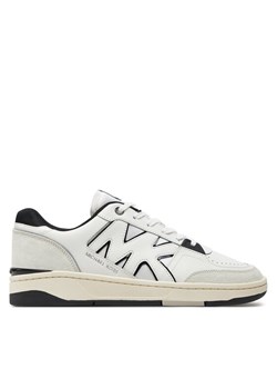 Sneakersy MICHAEL Michael Kors Rebel Leather Sneaker 42S4RBFS1D Biały ze sklepu eobuwie.pl w kategorii Buty sportowe męskie - zdjęcie 181309961
