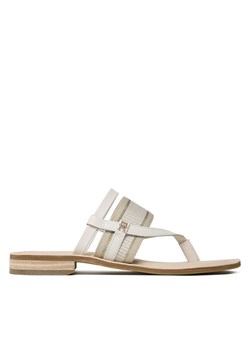 Japonki Tommy Hilfiger Th Webbing Mule Sandal FW0FW07275 Biały ze sklepu eobuwie.pl w kategorii Klapki damskie - zdjęcie 181310461