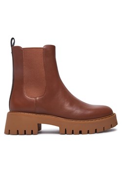 Sztyblety MICHAEL Michael Kors Asher 40F4ASFE6L Brązowy ze sklepu eobuwie.pl w kategorii Botki - zdjęcie 181310611