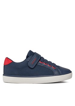 Sneakersy Geox J Gisli Boy J455CB 01054 C0735 S Granatowy ze sklepu eobuwie.pl w kategorii Trampki dziecięce - zdjęcie 181310861