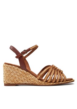 Espadryle Caprice 9-28304-42 Brązowy ze sklepu eobuwie.pl w kategorii Sandały damskie - zdjęcie 181311133
