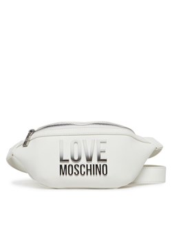 Saszetka nerka LOVE MOSCHINO JC4259PP0MKD0100 Biały ze sklepu eobuwie.pl w kategorii Nerki - zdjęcie 181311310