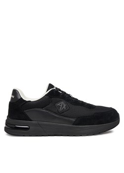 Sneakersy Armani Exchange XUX240 XV910 Q781 Czarny ze sklepu eobuwie.pl w kategorii Buty sportowe męskie - zdjęcie 181312123