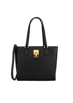 Torebka U.S. Polo Assn. BIUXT8485WVP Czarny ze sklepu eobuwie.pl w kategorii Torby Shopper bag - zdjęcie 181312211