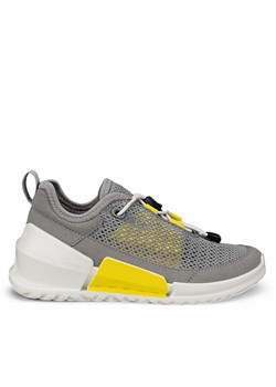 Sneakersy ECCO 71177260919 Szary ze sklepu eobuwie.pl w kategorii Buty sportowe dziecięce - zdjęcie 181312444