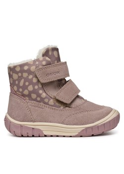Kozaki Geox B Omar Girl Wpf B462LB 022MN C5005 S Beżowy ze sklepu eobuwie.pl w kategorii Buty zimowe dziecięce - zdjęcie 181312630
