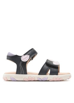 Sandały Geox J Sandal Haiti Girl J358ZA000BCC0694 M Granatowy ze sklepu eobuwie.pl w kategorii Sandały dziecięce - zdjęcie 181312830
