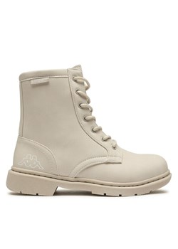 Botki Kappa 242885 Écru ze sklepu eobuwie.pl w kategorii Workery damskie - zdjęcie 181312973