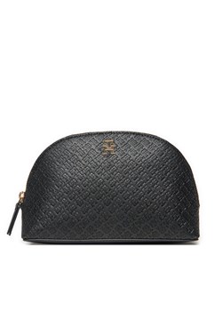 Kosmetyczka Tommy Hilfiger AW0AW17339 Czarny ze sklepu eobuwie.pl w kategorii Kosmetyczki - zdjęcie 181313404