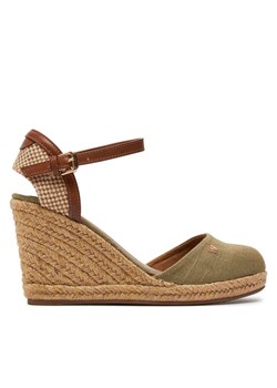 Espadryle Wrangler Brava Women Wedge 20241056 Khaki ze sklepu eobuwie.pl w kategorii Espadryle damskie - zdjęcie 181313411