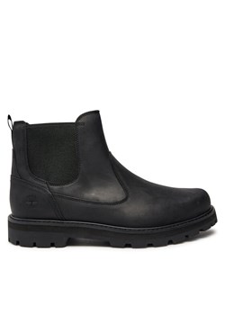 Sztyblety Timberland Britton Road Mid Chelsea TB0A6A4WW021 Czarny ze sklepu eobuwie.pl w kategorii Buty zimowe męskie - zdjęcie 181313734