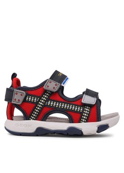 Sandały Geox B Sandal Multy Boy B150FA05014C7217 M Czerwony ze sklepu eobuwie.pl w kategorii Sandały dziecięce - zdjęcie 181313783