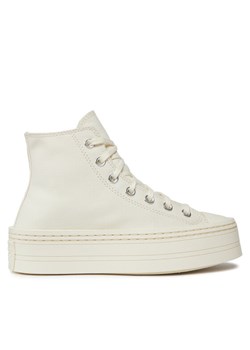 Trampki Converse Chuck Taylor All Star Modern Lift Platform Canvas A06140C Beżowy ze sklepu eobuwie.pl w kategorii Trampki damskie - zdjęcie 181313932