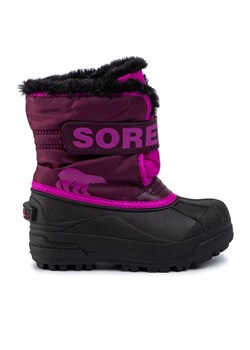 Śniegowce Sorel Snow Commander NC1960 Różowy ze sklepu eobuwie.pl w kategorii Buty zimowe dziecięce - zdjęcie 181314040
