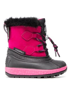 Śniegowce Boatilus Kd Joggy Sint Leather Boot NJ16 VAR.21ZU Różowy ze sklepu eobuwie.pl w kategorii Buty zimowe dziecięce - zdjęcie 181314052