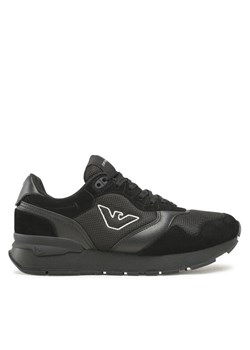 Sneakersy Emporio Armani X4X642 XN951 A083 Czarny ze sklepu eobuwie.pl w kategorii Buty sportowe męskie - zdjęcie 181314130