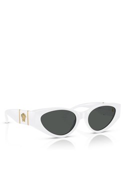 Okulary przeciwsłoneczne Versace 0VE4454 314/87 Biały ze sklepu eobuwie.pl w kategorii Okulary przeciwsłoneczne damskie - zdjęcie 181314352