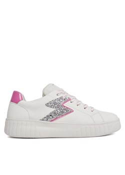 Sneakersy Geox J Mikiroshi Girl J45DVA 0BCEW C0563 D Biały ze sklepu eobuwie.pl w kategorii Trampki dziecięce - zdjęcie 181314412