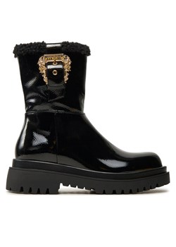 Botki Versace Jeans Couture Drew 77VA3S69 Czarny ze sklepu eobuwie.pl w kategorii Botki - zdjęcie 181314574