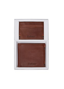 Zestaw portfel i etui na karty Barbour MGS0082BR11 Brązowy ze sklepu eobuwie.pl w kategorii Portfele męskie - zdjęcie 181314770