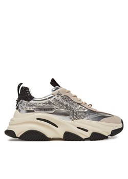 Sneakersy Steve Madden Possession-SE SM19000135 Srebrny ze sklepu eobuwie.pl w kategorii Buty sportowe damskie - zdjęcie 181314984