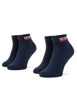 Zestaw 2 par niskich skarpet unisex Levi's® 37157-0147 Granatowy ze sklepu eobuwie.pl w kategorii Skarpetki damskie - zdjęcie 181314993