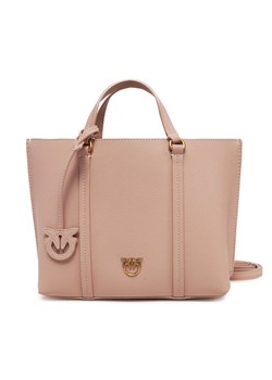 Torebka PINKO Carrie Shopper Classic AI 24-25 PLTT 102833 A1LF Różowy ze sklepu eobuwie.pl w kategorii Torby Shopper bag - zdjęcie 181315112