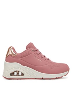 Sneakersy Skechers Uno Wedge - HI Steps 177520/ROS Różowy - id: 0000304743177 - marki Skechers - 181315330 Sneakersy Skechers Uno Wedge - HI Steps 177520/ROS Różowy ze sklepu eobuwie.pl w kategorii Buty sportowe damskie - zdjęcie 181315330