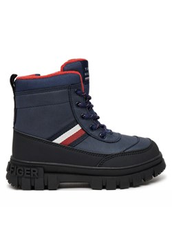 Trzewiki Tommy Hilfiger T3X5-33713-1487 M Granatowy ze sklepu eobuwie.pl w kategorii Buty zimowe dziecięce - zdjęcie 181315371