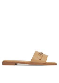 Klapki Nine West 678322-84 Beżowy ze sklepu eobuwie.pl w kategorii Klapki damskie - zdjęcie 181315583