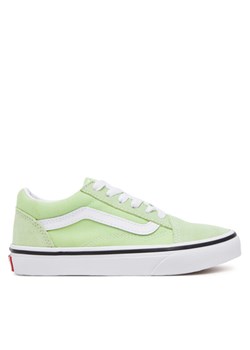 Tenisówki Vans Old Skool VN000CYVE2Y1 Zielony ze sklepu eobuwie.pl w kategorii Trampki dziecięce - zdjęcie 181315653