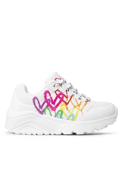Sneakersy Skechers Love Brights 314061L/WMLT Biały ze sklepu eobuwie.pl w kategorii Buty sportowe dziecięce - zdjęcie 181315782