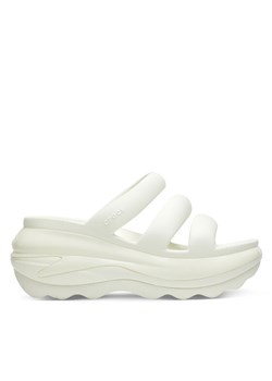 Klapki Crocs Mega Crush Triple Strap 209842 Écru ze sklepu eobuwie.pl w kategorii Klapki damskie - zdjęcie 181316064