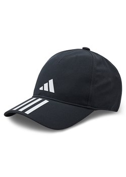 Czapka z daszkiem adidas 3-Stripes AEROREADY Running Training Baseball Cap IC6520 Czarny ze sklepu eobuwie.pl w kategorii Czapki z daszkiem damskie - zdjęcie 181316093