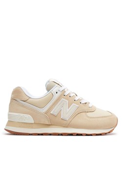 Sneakersy New Balance WL574QB2 Beżowy ze sklepu eobuwie.pl w kategorii Buty sportowe damskie - zdjęcie 181316222