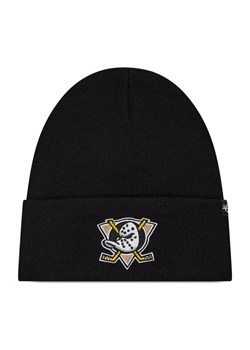 Czapka 47 Brand Nhl Anahein Ducks Haymaker '47 Cuff Knit H-HYMKR25ACE-BKC Czarny ze sklepu eobuwie.pl w kategorii Czapki zimowe męskie - zdjęcie 181316251
